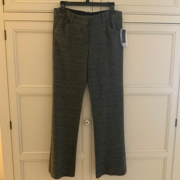 Theory Max K grey knit bootcut pants size 6 - Picture 1 of 4